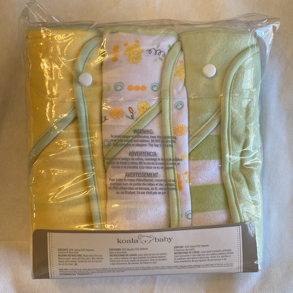 (NEW-Never opened)Three pack Koala baby hooded towel set - Picture 2 of 2
